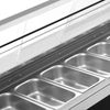 Lada na lody EMMA – 1190 mm – na pojemniki na lody 6x 5 L lub 4x 7 L – chłodzenie dynamiczne – czarna, zdjęcie 7 z 13