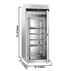 Roll-In Chiller Stainless steel PREMIUM - GN 2/1 - 700L - with 1 door - For GN 2/1 trolley