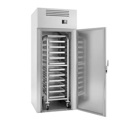 Chłodziarka wjezdna ze stali nierdzewnej Premium PLUS - GN 2/1 - GN 1/1 - EN 600x400 - 1300 litrów - z 1 drzwiami