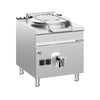 Kocioł warzelny – elektryczny – 150 L – 12 kW – ogrzewanie pośrednie – z dopływem wody i kranem spustowym