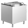 Kocioł warzelny – elektryczny – 150 L – 12 kW – ogrzewanie pośrednie – z dopływem wody i kranem spustowym