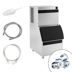 Ice machine – shape: cube – 230 kg/24 h – touch-controlled – with storage bin