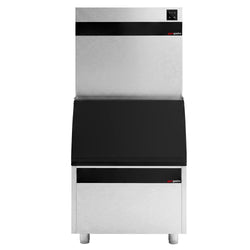 Ice machine – shape: cube – 230 kg/24 h – touch-controlled – with storage bin