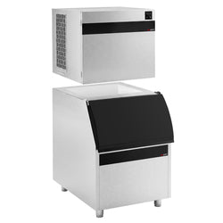 Kostkarka do lodu – kształt: kostka – 230 kg/24 h – dotykowa – z zasobnikiem