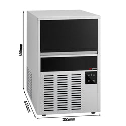 Ice machine – shape: cylinder – 22 kg/24 h – touch-controlled