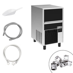 Kostkarka do lodu - cylindry - 26 kg/24 h - z pompą odpływową