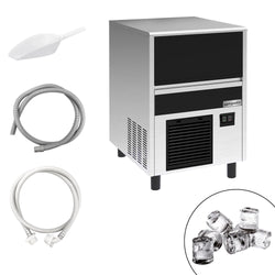Kostkarka do lodu - cylindry - 37 kg/24 h - z pompą odpływową