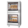 Commercial Electric Basket Rotisserie Oven - 20kW - with 14 Rotary Baskets for up to up to 84 chickens