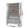 Grill do kurczaków – elektryczny – szerokość: 1098 mm – na maks. 36 kurczaków – 28,8 kW – z 6 rożnami