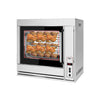Elektryczny obrotowy grill do kurczaków – 10 kW – z 7 rożnami, mieszczący do 42 kurczaków