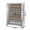 Grill do kurczaków – elektryczny – na maks. 42 kurczaki – 33,6 kW – z 7 rożnami
