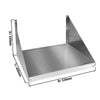 Uchwyt do kuchenki mikrofalowej – stal nierdzewna – 530 mm