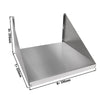 Uchwyt do kuchenki mikrofalowej – stal nierdzewna – 590 mm
