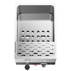 Kuchenka do makaronu - 25 litrów - 3,25 kW - z zaworem spustowym - w zestawie 3 kosze