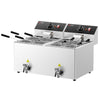 Makaroniarka – elektryczna – 8+8 L – 6,5 kW – z kranem spustowym – z 8 koszami