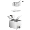 Pasta cooker – electric – 8 L – 3.25 kW – up to +110 °C – with drain tap – with 4 baskets, image 3 of 12