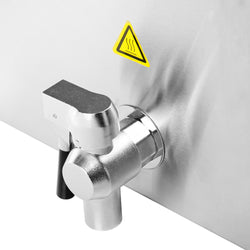 Kuchenka do makaronu - 8 + 8 litrów - 6,5 kW - z zaworem spustowym - w tym 8 koszyków