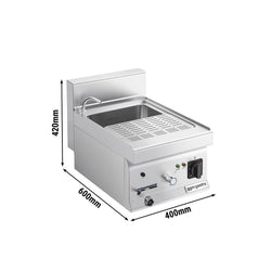 Elektryczna makaroniarka z kranikiem – 18 litrów – 4,5 kW