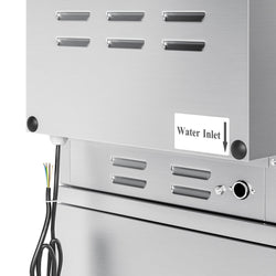 Elektryczna makaroniarka z kranikiem – 26 litrów – 6 kW – wraz z szafką podblatową z 1 drzwiami