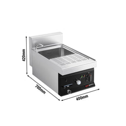 Elektryczna makaroniarka z kranikiem – 26 litrów – 6 kW