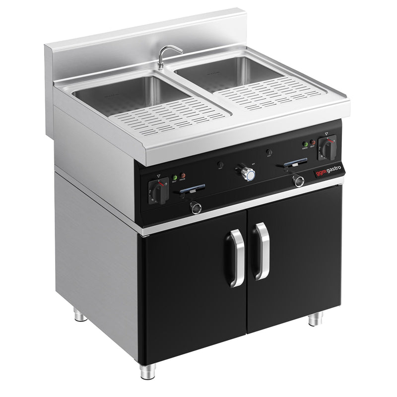 Makaroniarka Elektryczna - 2x26L - 12,0kW - na podstawie 2 drzwi