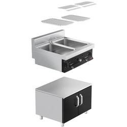 Makaroniarka Elektryczna - 2x26L - 12,0kW - na podstawie 2 drzwi