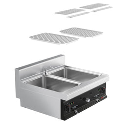 Elektryczna makaroniarka z kranikiem – 2 x 26 litrów – 12 kW