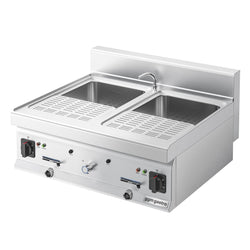 Elektryczna makaroniarka z kranikiem – 2 x 26 litrów – 12 kW