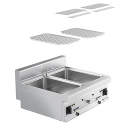 Elektryczna makaroniarka z kranikiem – 2 x 26 litrów – 12 kW