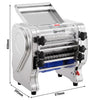 Maszyna do makaronu – elektryczna – długość wałka: 220 mm – 8 kg/h – 0,75 kW – z wałkownicą do ciasta, zdjęcie 2 z 12