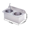 Płuczka do gałkownic – 430 x 225 x 211 mm – z wbudowanym regulatorem strumienia wody