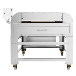 Elektryczny piec przelotowy do pizzy/lahmacun - cyfrowy - szerokość taśmy 780 mm