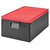 CAMBRO | CAM GOBOX® - pojemnik ładowany od góry - GN 1/1 - Czarny - Czerwona pokrywa