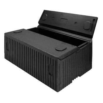 CAMBRO | CAM GOBOX® - składany pojemnik z górnym załadunkiem - GN 1/1 - czarny - Prime Gastro
