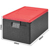 CAMBRO | CAM GOBOX® - pojemnik ładowany od góry - GN 1/1 - Czarny - Czerwona pokrywa