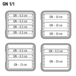 CAMBRO | CAM GOBOX® pojemnik ładowany od przodu - GN 1/1 - Czarny