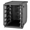 CAMBRO | CAM GOBOX® - pojemnik ładowany od przodu - EN 600x400 - z zestawem 2 szyn ze stali nierdzewnej - Czarny