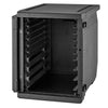 CAMBRO | CAM GOBOX® - pojemnik ładowany od przodu - EN 600x400 - z zestawem 2 szyn ze stali nierdzewnej - Czarny