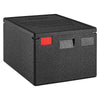 CAMBRO | Pojemnik termoizolacyjny CAM GOBOX® – EN 600 x 400 – ładowanie od góry – czarny