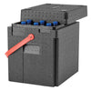 CAMBRO | CAM GOBOX® - Skrzynka na napoje z paskiem do przenoszenia - czerwony pasek