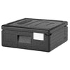 CAMBRO | Pojemnik termoizolacyjny CAM GOBOX® – na 2 pizze – ładowanie od góry – czarny, zdjęcie 1 z 7