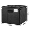 CAMBRO | CAM GOBOX® - insulated pizza delivery box - top-loading - for 6 pizzas - black