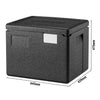 CAMBRO | Pojemnik termoizolacyjny CAM GOBOX® – na 8 pizz – ładowanie od góry – czarny