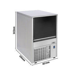 Kostkarka do lodu - wydrążony cylinder - 19 kg/24 godz.