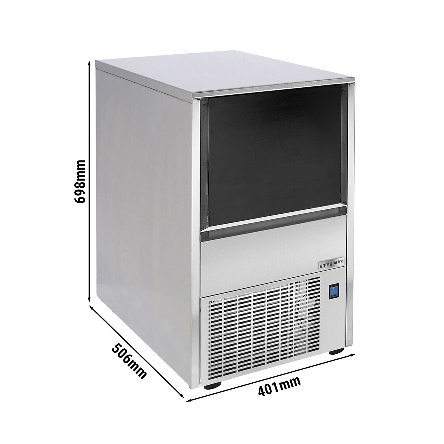 Kostkarka do lodu - wydrążony cylinder - 29 kg/24 godz. - Prime Gastro