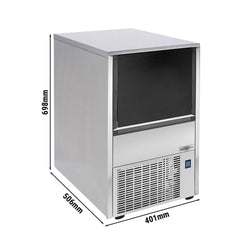 Kostkarka do lodu - wydrążony cylinder - 29 kg/24 godz.