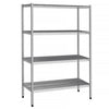 Stainless Steel Shelving Unit - 1220x460mm - with 4 shelves (ADJUSTABLE)
