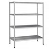 Stainless Steel Shelving Unit - 1380x500mm - with 4 shelves (ADJUSTABLE)