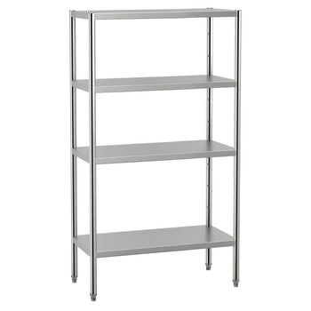 Półka ze stali nierdzewnej ECO - 1000x490mm - z 4 półkami (REGULOWANA) - Prime Gastro