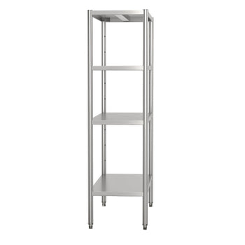 Półka ze stali nierdzewnej ECO - 1000x490mm - z 4 półkami (REGULOWANA) - Prime Gastro